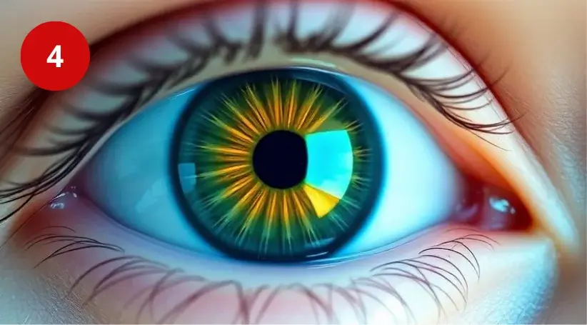 Stage 4: Control restored - clear healthy vision